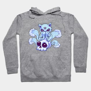 Kawaii pastel Goth Witchy Cat creepy Hoodie